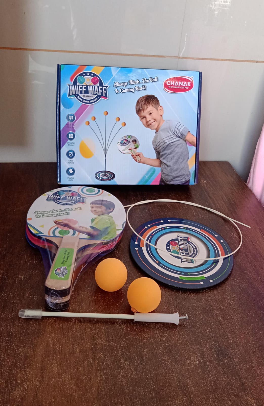 Portable Wiff Waff Rebound Table Tennis Trainer Set (1 Set) Portable Wiff Waff Rebound Table Tennis Trainer Set (1 Set)